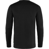 Fjällräven Abisko Wool Long-Sleeve T-Shirt (Men's) - Black - Find Your Feet Australia Hobart Launceston Tasmania