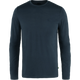 Fjällräven Abisko Wool Long-Sleeve T-Shirt (Men's) - Dark Navy - Blue