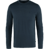 Fjällräven Abisko Wool Long-Sleeve T-Shirt (Men's) - Dark Navy - Blue