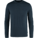 Fjällräven Abisko Wool Long-Sleeve T-Shirt (Men's) - Dark Navy - Blue