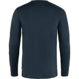 Fjällräven Abisko Wool Long-Sleeve T-Shirt (Men's) - Dark Navy - Blue