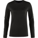 Fjällräven Abisko Wool Long-Sleeve T-Shirt (Women's) - Black - Find Your Feet Australia Hobart Launceston Tasmania