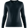 Fjällräven Abisko Wool Long-Sleeve T-Shirt (Women's) - Dark Navy - Blue