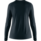 Fjällräven Abisko Wool Long-Sleeve T-Shirt (Women's) - Dark Navy - Blue
