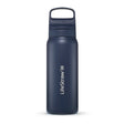 LifeStraw Go 2.0 Stainless Steel Water Filter Bottle 700ml - Aegean Sea - Navy Blue