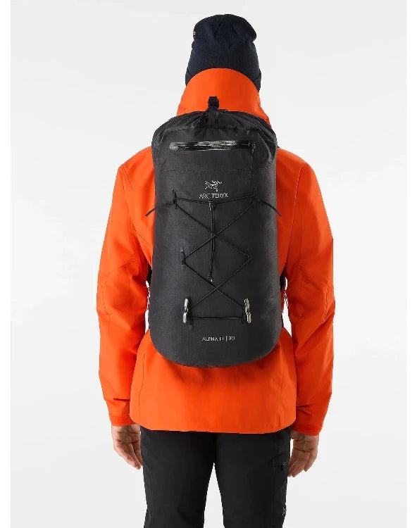 Arcteryx Alpha FL 30L Pack (Unisex) Black - Find Your Feet Australia Hobart Launceston Tasmania