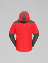 Norrøna Trollveggen GORE-TEX Pro Light Jacket (Men's) - Flame Scarlet - Red - Rain Jacket - Mountaineering Jacket
