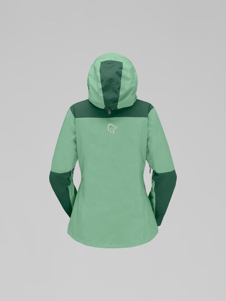 Norrøna Trollveggen GORE-TEX Pro Light Jacket (Women's) - Waterproof Jacket - Dark Ivy