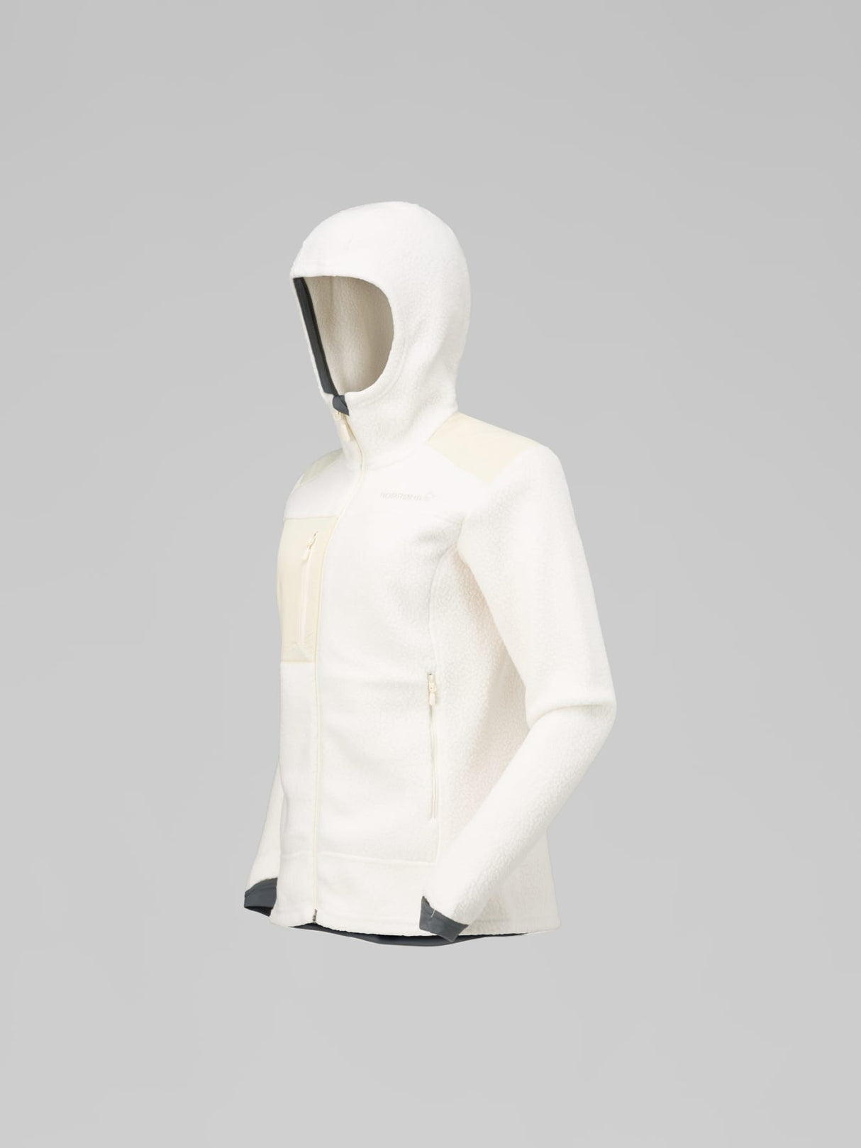 Norrøna Trollveggen Warm3 Zip Hood (Women's) - Whisper White - Jacket - Hoody - Hoodie - Hooded