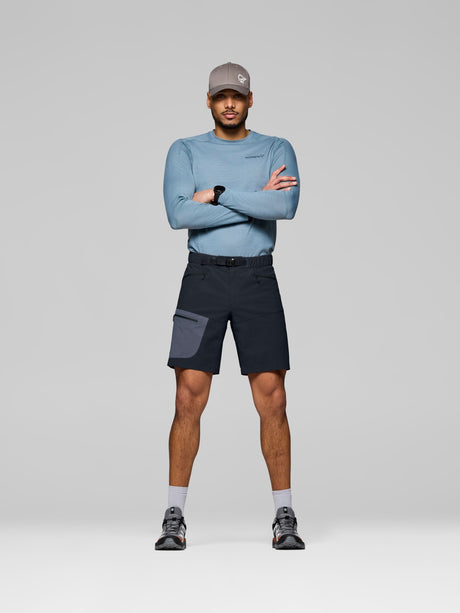 Norrøna Falketind Flex1 Light Shorts (Men's) - Caviar Black