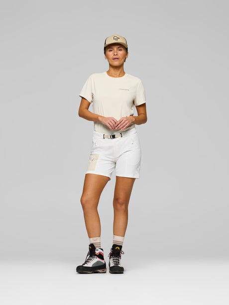 Norrøna Falketind Flex1 Light Shorts (Women's) - Snow White