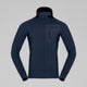 Norrøna Falketind Power Grid Zip Hood (Men's) - Hoody - Hoodie - Hooded - Jacket - Indigo Night
