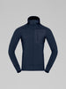 Norrøna Falketind Power Grid Zip Hood (Men's) - Hoody - Hoodie - Hooded - Jacket - Indigo Night