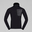 Norrøna Falketind Power Grid Zip Hood (Men's) - Hoody - Hoodie - Hooded - Jacket - Caviar