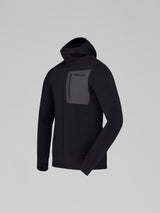 Norrøna Falketind Power Grid Zip Hood (Men's) - Hoody - Hoodie - Hooded - Jacket - Caviar