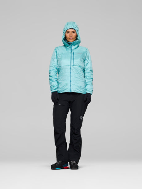 Norrøna Falketind Thermo40 Zip Hood (Women's) - Aqua Haze