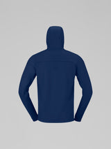 Norrøna Falketind Warm2 Stretch Hood (Men's) - Hoody - Hoodie - Hooded - Jacket - Indigo Night - Blue