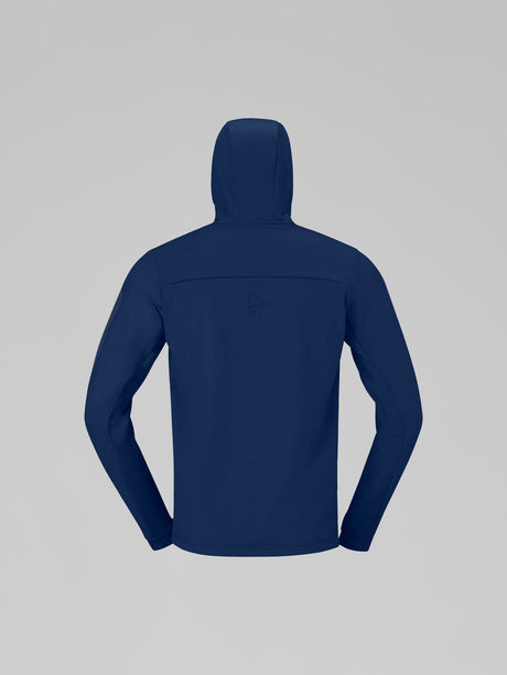 Norrøna Falketind Warm2 Stretch Hood (Men's) - Hoody - Hoodie - Hooded - Jacket - Indigo Night - Blue