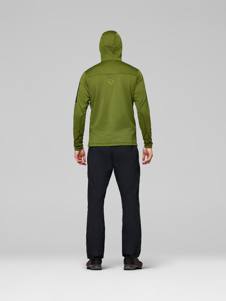 Norrøna Falketind Warm2 Stretch Hood (Men's) - Pesto