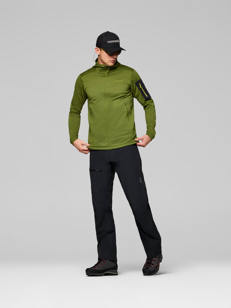 Norrøna Falketind Warm2 Stretch Hood (Men's) - Pesto