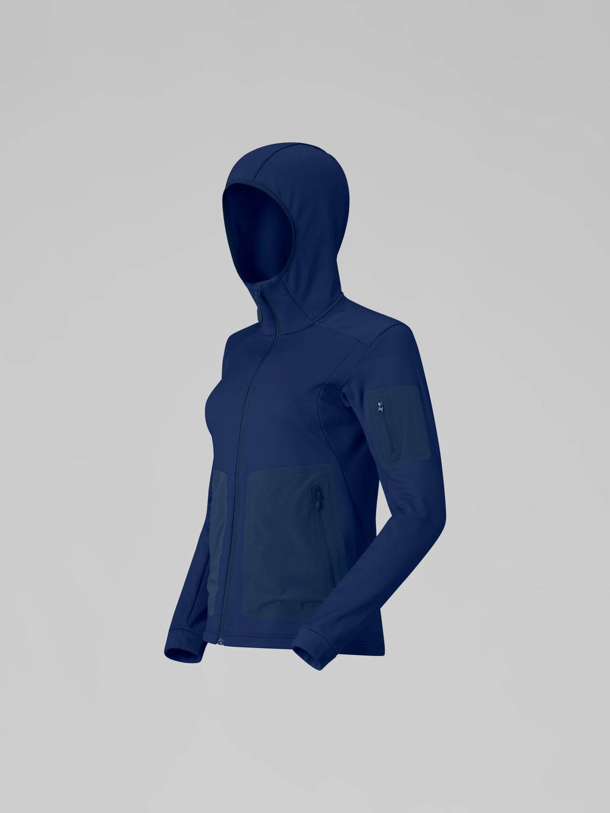 Norrøna Falketind Warm2 Stretch Hood (Women's) - Hoodie - Hoody - Hooded - Jacket - Indigo Night - Blue