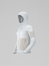 Norrøna Falketind Warm2 Stretch Hood (Women's) - Hoodie - Hoody - Hooded - Jacket - Snow White