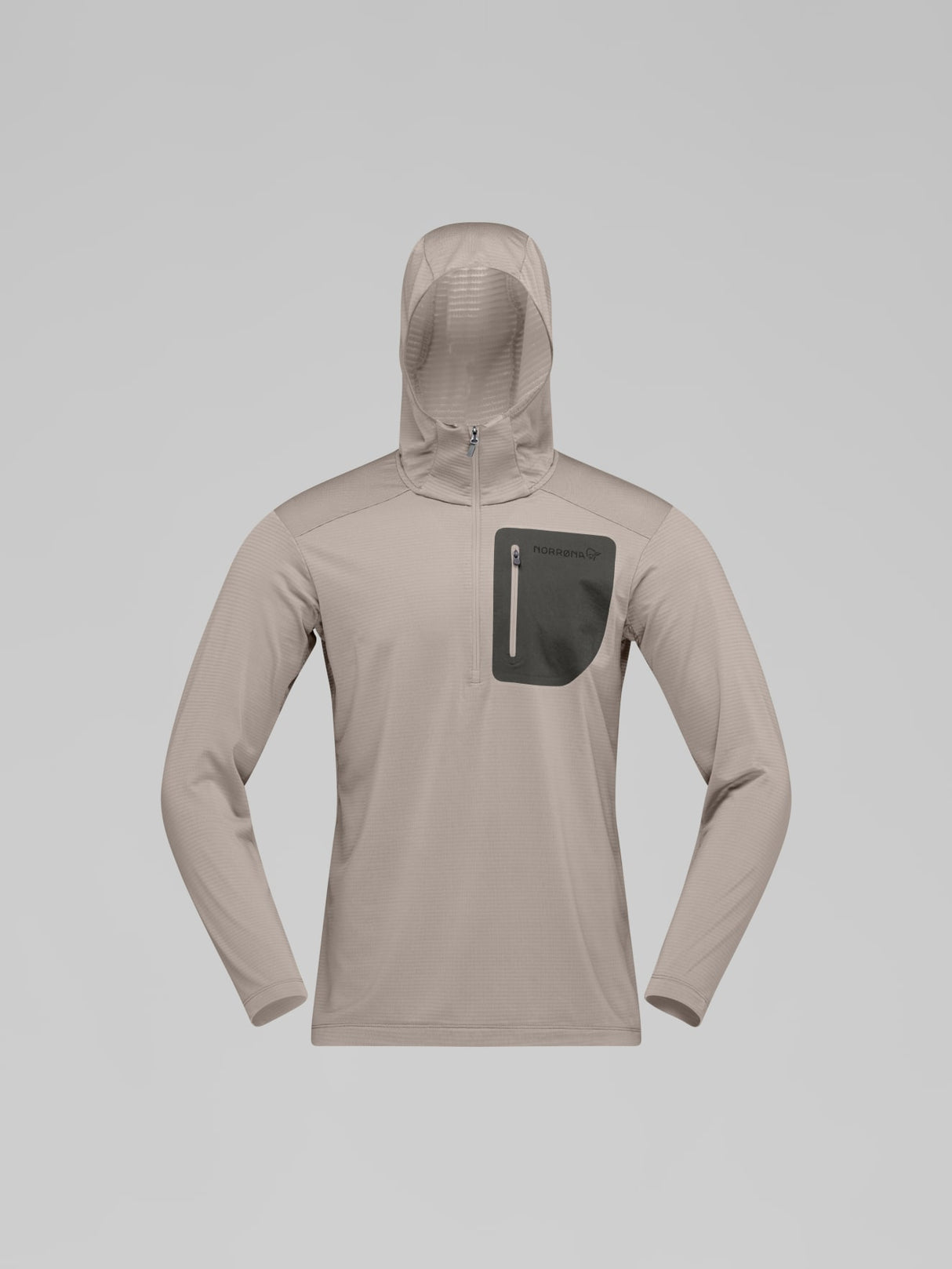 Norrøna Falketind Warm1 Hood (Men's) - Winter Twig/Beluga