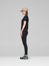 Norrøna Falketind EqualiserUll T-Shirt (Women's) - Tee Shirt - Shirt - Caviar - Black