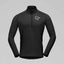 Norrøna Fjørå Equaliser Zip Neck (Men's) - Tee Shirt - T-Shirt - Caviar - Black