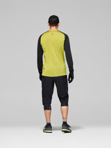 Norrøna Fjørå Equaliser Lightweight Long Sleeve (Men's) - Golden Lime/Caviar Black
