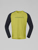 Norrøna Fjørå Equaliser Lightweight Long Sleeve (Men's) - Golden Lime/Caviar Black