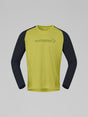 Norrøna Fjørå Equaliser Lightweight Long Sleeve (Men's) - Golden Lime/Caviar Black