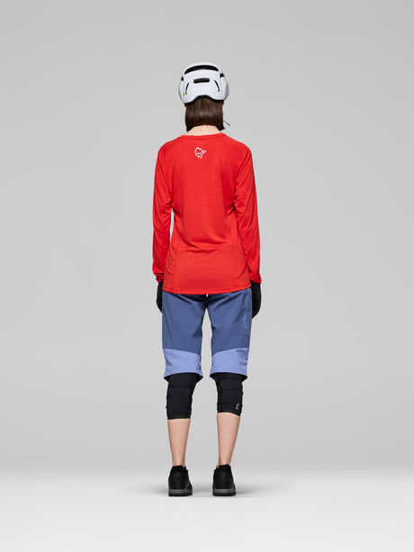 Norrøna Fjørå Equaliser Lightweight Long Sleeve (Women's) - Aura Orange