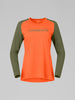 Norrøna Fjørå Equaliser Lightweight Long Sleeve (Women's) - Orange Alert - Olive Green