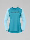 Norrøna Fjørå Equaliser Lightweight Long Sleeve (Women's) - Brittany Blue/Aqua Haze