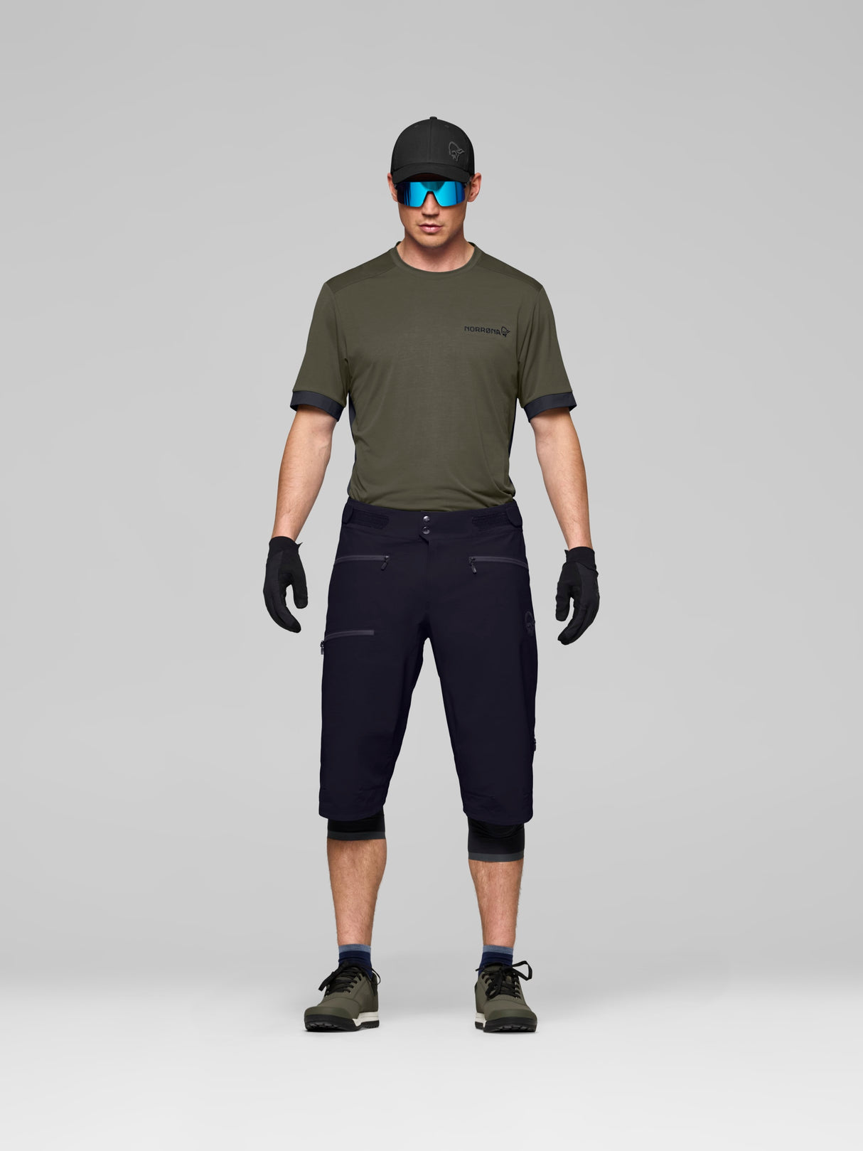 Norrøna Fjørå Flex1 Shorts (Men's) - Caviar Black