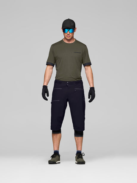 Norrøna Fjørå Flex1 Shorts (Men's) - Caviar Black