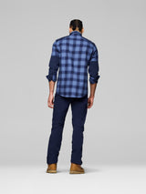 Norrøna Femund Flannel Shirt (Men's) - Navy Blazer