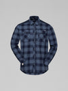 Norrøna Femund Flannel Shirt (Men's) - Navy Blazer