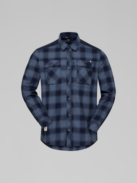 Norrøna Femund Flannel Shirt (Men's) - Navy Blazer