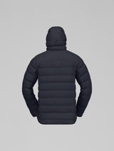 Norrøna Femund Down700 Zip Hood (Men's) - Hooded - Hoody - Hoodie - Jacket - Down - Caviar - Black