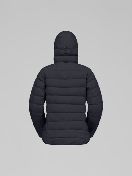 Norrøna Femund Down700 Zip Hood (Women's) - Jacket - Down - Puffer - Caviar - Black