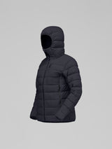 Norrøna Femund Down700 Zip Hood (Women's) - Jacket - Down - Puffer - Caviar - Black