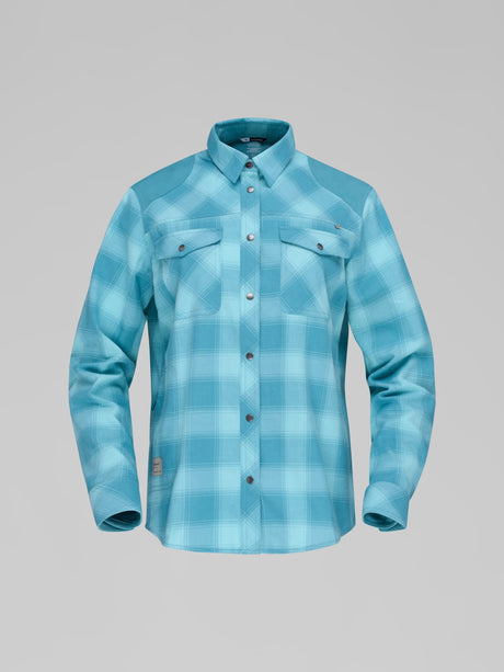 Norrøna Femund Flannel Shirt (Women's) - Brittany Blue