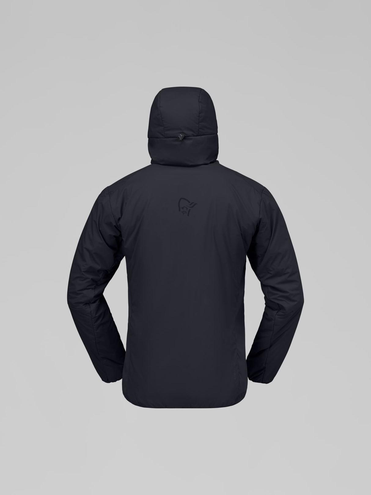 Norrøna Femund Thermo60 Zip Hood (Men's) - Hooded - Hoody - Hoodie - Jacket - Caviar - Black