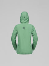 Norrøna Femund Thermo60 Zip Hood (Women's) - Hooded - Hoody - Hoodie - Jacket - Dark Ivy - Green