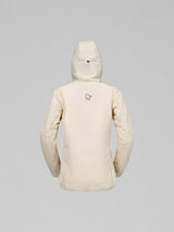 Norrøna Femund Thermo60 Zip Hood (Women's) - Hooded - Hoody - Hoodie - Jacket - Oatmeal - White