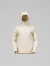 Norrøna Femund Thermo60 Zip Hood (Women's) - Hooded - Hoody - Hoodie - Jacket - Oatmeal - White