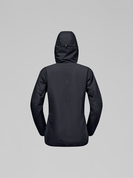 Norrøna Femund Thermo60 Zip Hood (Women's) - Hooded - Hoody - Hoodie - Jacket - Caviar - Black