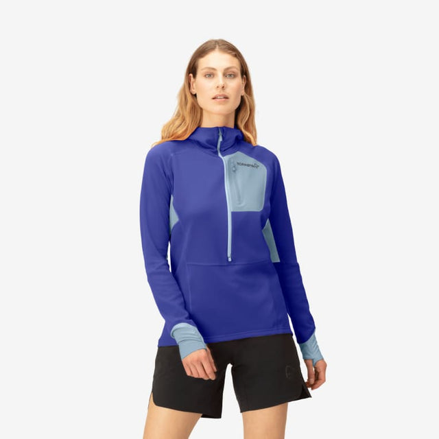 Norrona Senja Warm1 Hood (Women's) - Royal Blue - Find Your Feet Australia Hobart Launceston Tasmania